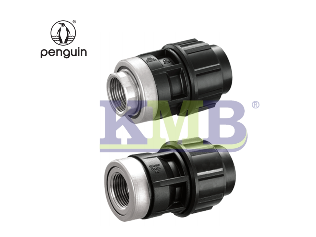 Penguin Female Adaptor w Brass Threaded Insert - KMB Resources