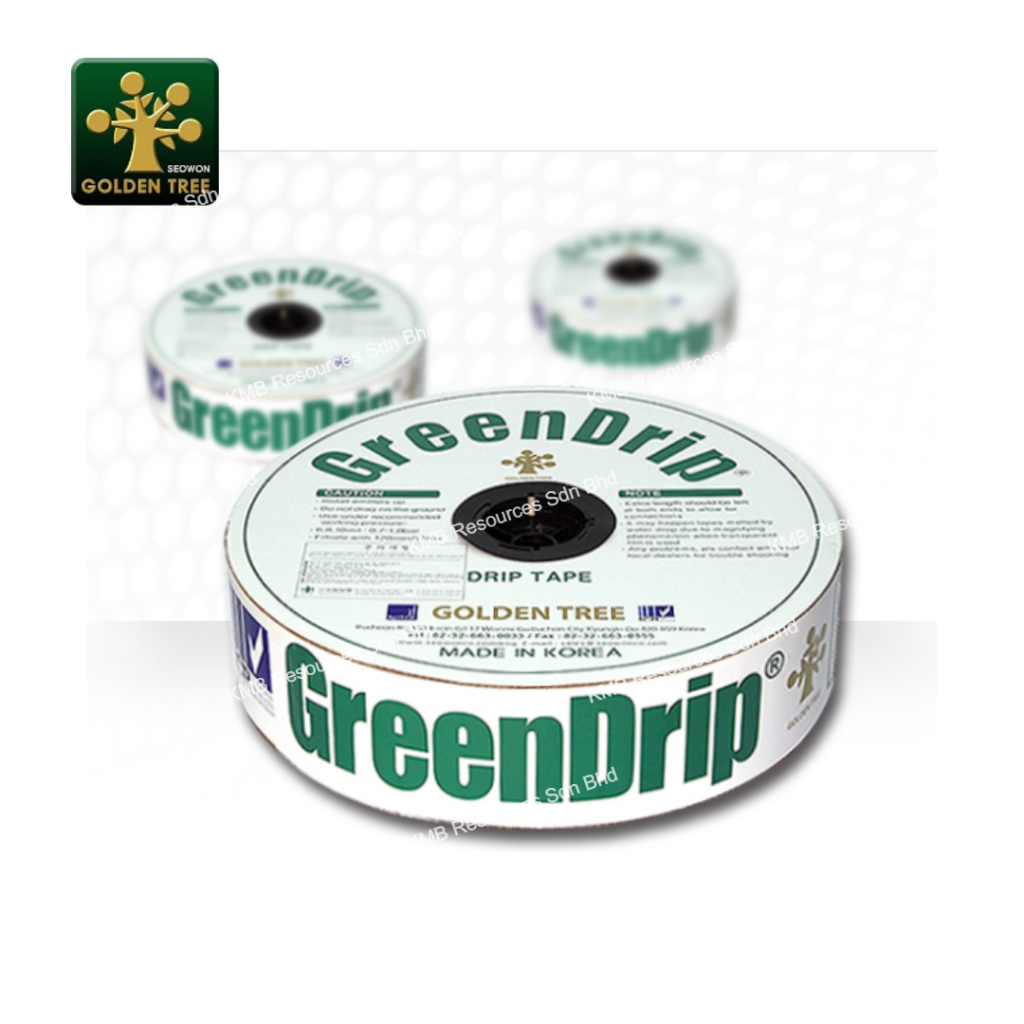 16mm Green Drip Tape 8mil Golden Tree - KMB Resources
